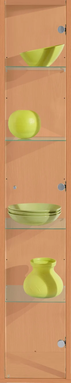 fif möbel Vitrine »OPTIMA Höhe ca. 172 cm« Standvitrine/Glasvitrine 1x Glastür,perfekt für Sammler,Sammlervitrine