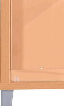 fif möbel Vitrine »OPTIMA Höhe ca. 172 cm« Standvitrine/Glasvitrine 1x Glastür,perfekt für Sammler,Sammlervitrine