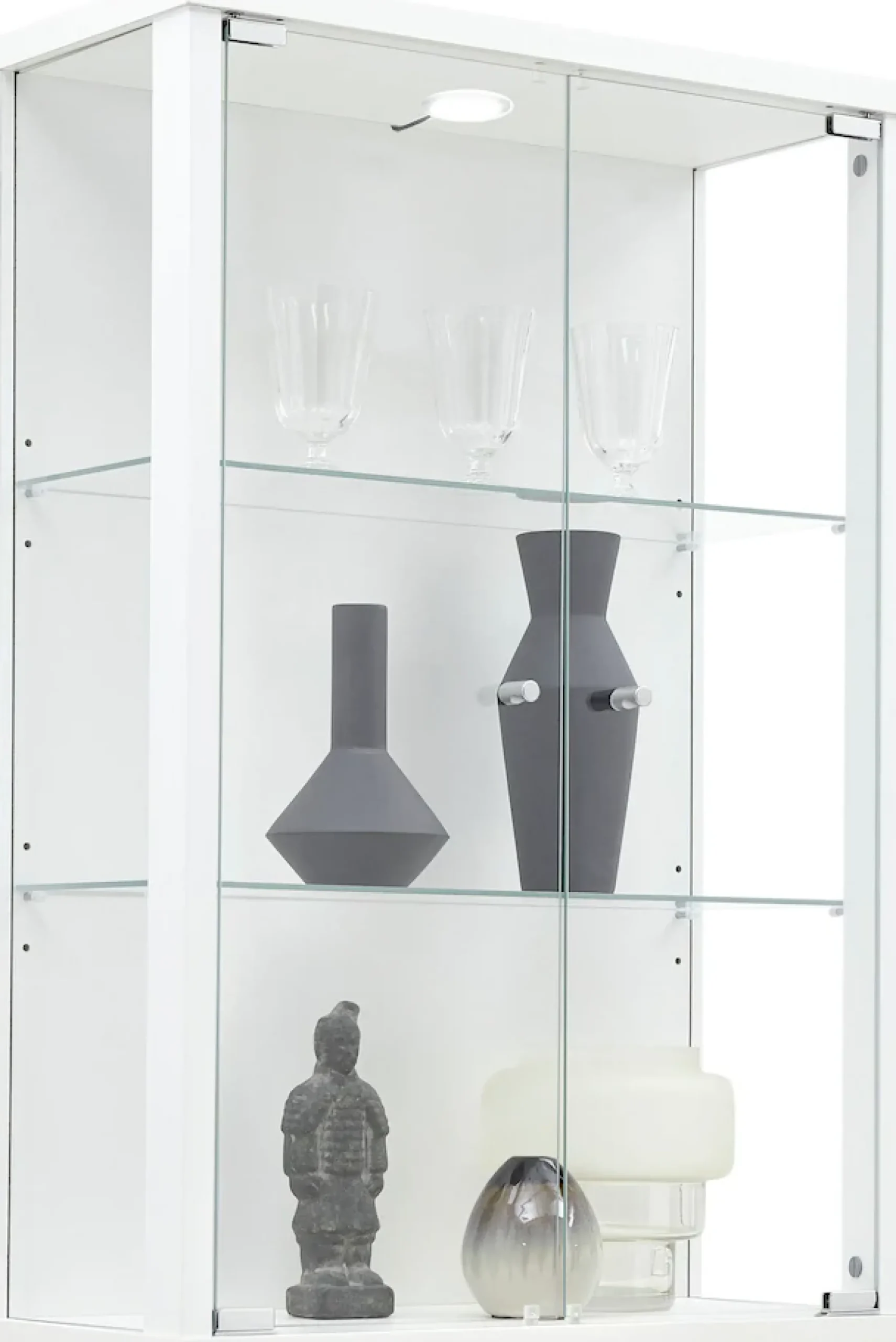 fif möbel Vitrine »OPTIMA« Hängevitrine/Glasvitrine 2x Glastür,perfekt für Sammler,Sammlervitrine