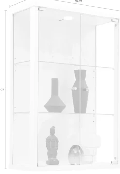 fif möbel Vitrine »OPTIMA« Hängevitrine/Glasvitrine 2x Glastür,perfekt für Sammler,Sammlervitrine