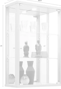fif möbel Vitrine »OPTIMA« Hängevitrine/Glasvitrine 2x Glastür,perfekt für Sammler,Sammlervitrine