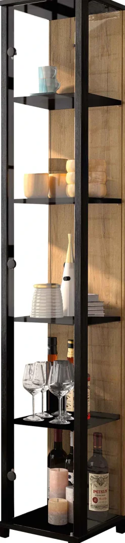 fif möbel Vitrine »OPTIMA« Standvitrine, Vitrinenschrank, Glasvitrine, Sammlervitrine