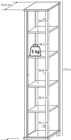 fif möbel Vitrine »OPTIMA« Standvitrine, Vitrinenschrank, Glasvitrine, Sammlervitrine