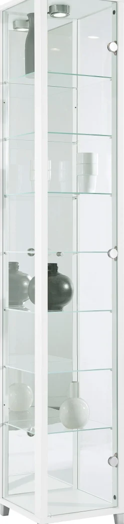 fif möbel Vitrine »OPTIMA« Standvitrine/Glasvitrine 1x Glastür,perfekt für Sammler,Sammlervitrine