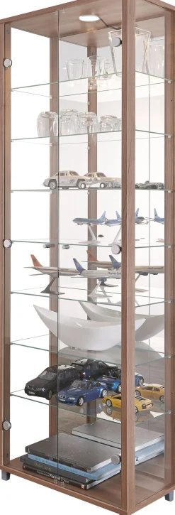 fif möbel Vitrine »OPTIMA« Standvitrine/Glasvitrine 2x Glastür,perfekt für Sammler,Sammlervitrine