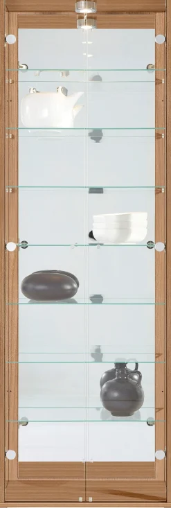 fif möbel Vitrine »OPTIMA« Standvitrine/Glasvitrine 2x Glastür,perfekt für Sammler,Sammlervitrine