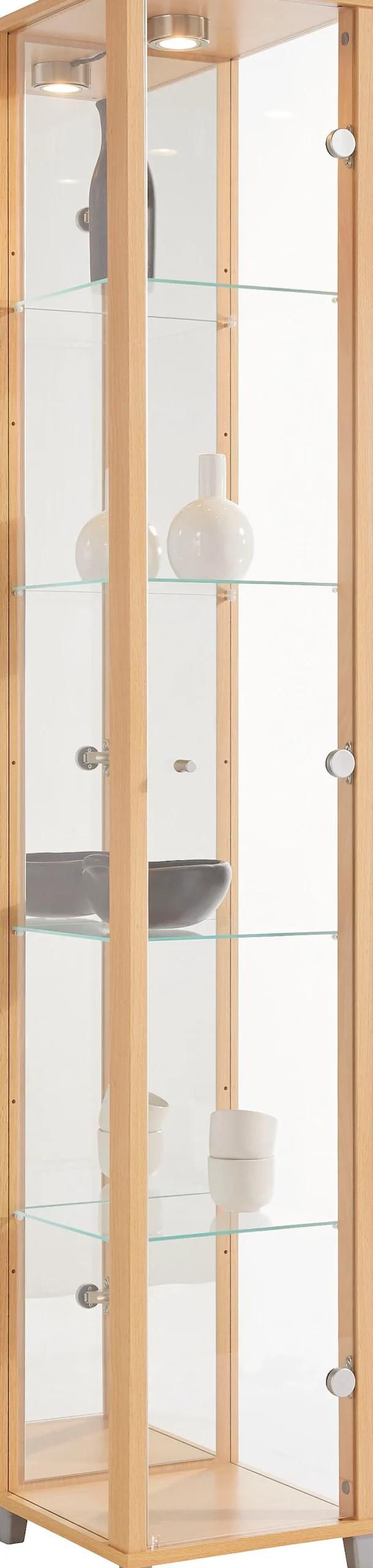 fif möbel Vitrine »OPTIMA« Standvitrine/Glasvitrine 1x Glastür,perfekt für Sammler,Sammlervitrine