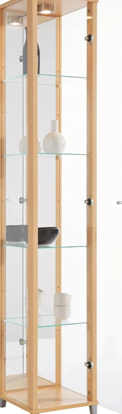 fif möbel Vitrine »OPTIMA« Standvitrine/Glasvitrine 1x Glastür,perfekt für Sammler,Sammlervitrine