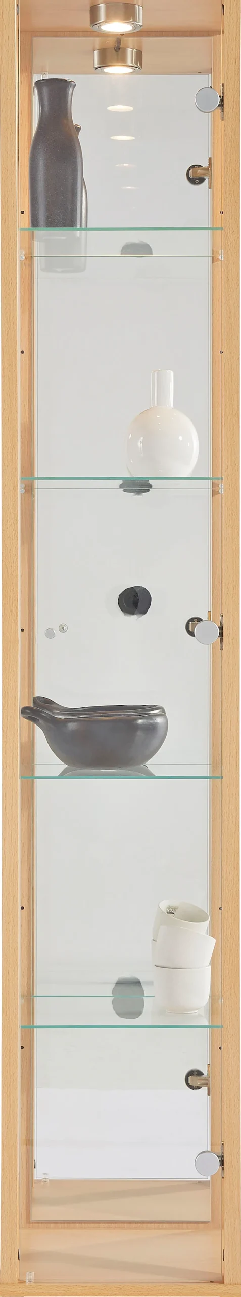 fif möbel Vitrine »OPTIMA« Standvitrine/Glasvitrine 1x Glastür,perfekt für Sammler,Sammlervitrine