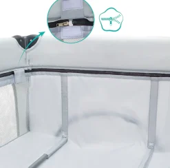 Fillikid Baby-Reisebett »Capri« mit 2 Rollen; Inkl. Transporttasche
