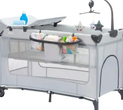 Fillikid Baby-Reisebett »Capri« mit 2 Rollen; Inkl. Transporttasche