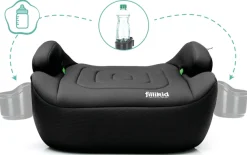 Fillikid Kindersitzerhöhung »Flip Deluxe, Auto mit verstellbarem Iso-Fix« mit Flaschenhalter