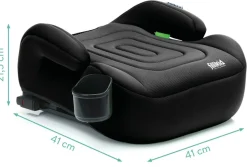 Fillikid Kindersitzerhöhung »Flip Deluxe, Auto mit verstellbarem Iso-Fix« mit Flaschenhalter