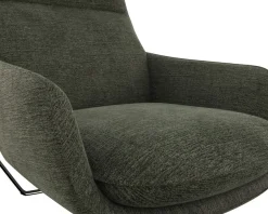 FLEXLUX Drehsessel »Marinella, Relaxsessel, Entspannung mit Premium-Komfort« Drehbar, Mit Liegefunktion, Robuster Aluminiumfuß, Brescia Stoff
