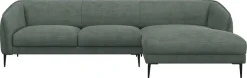 FLEXLUX Ecksofa »Belle Designsofa, L-Form, B/T 288/149 cm« Skandinavisches Design, In hochwertiger Verarbeitung
