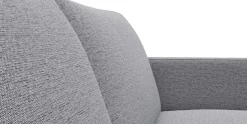 FLEXLUX Ecksofa »Fiore, L-Form, bequem und komfortabel durch hochwertigem Sitzaufbau« schmale Armlehnen, Kaltschaum, Füße Alu+schwarz