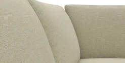 FLEXLUX Ecksofa »Fiore, L-Form« schmale Armlehnen, Füße alufarben, B/T 234/225 cm, Kaltschaum im Sitz