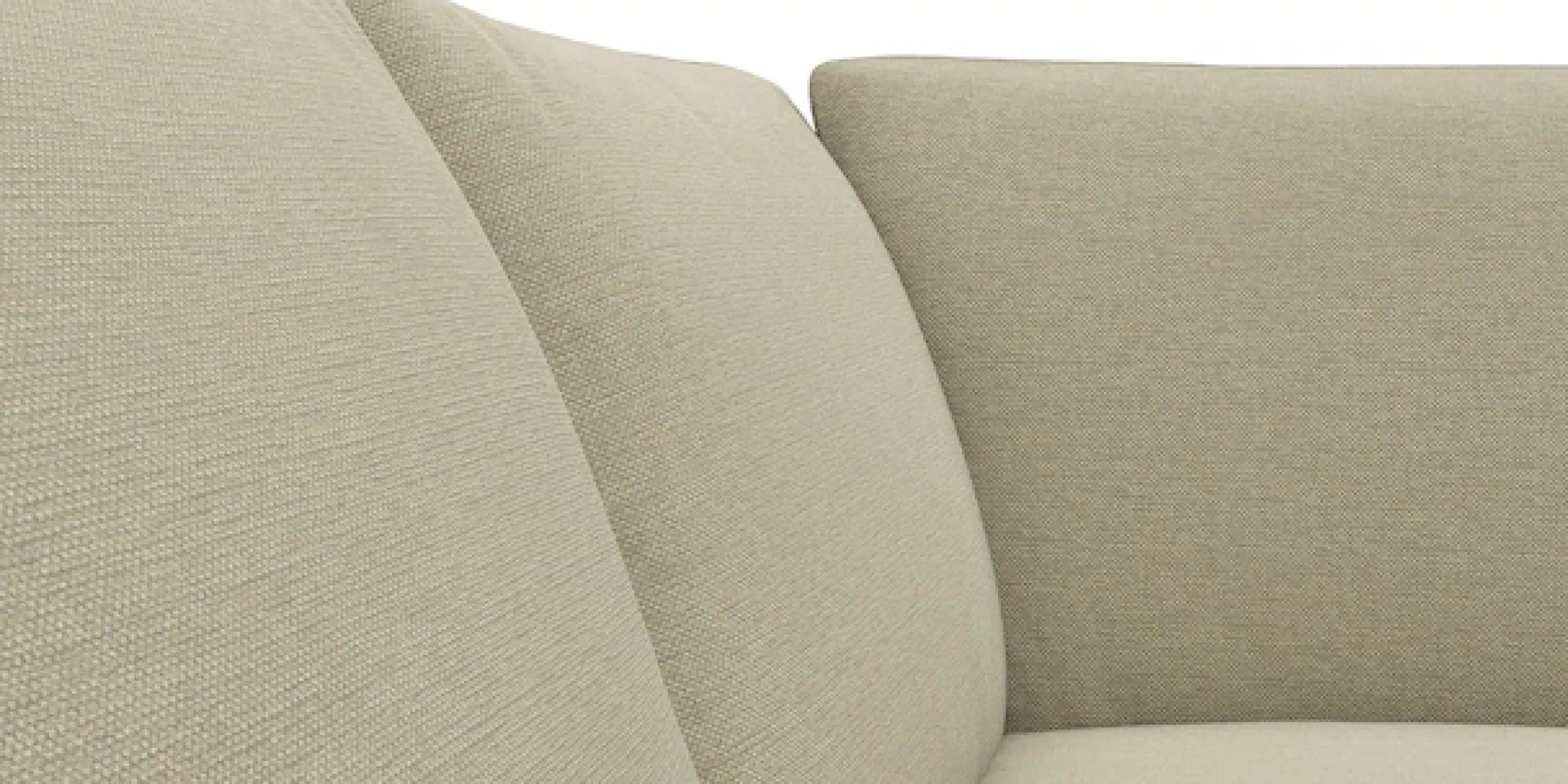 FLEXLUX Ecksofa »Fiore, L-Form« schmale Armlehnen, Füße alufarben, B/T 234/225 cm, Kaltschaum im Sitz