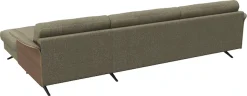 FLEXLUX Ecksofa »Glow, super bequem durch hochwertigem Sitzaufbau mit Federkern, L-Form« Modernes skandinavisches Design