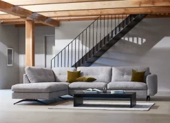 FLEXLUX Ecksofa »Glow, super bequem durch hochwertigem Sitzaufbau mit Federkern, L-Form« Modernes skandinavisches Design