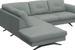 FLEXLUX Ecksofa »Glow, super bequem durch hochwertigem Sitzaufbau mit Federkern, L-Form« Modernes skandinavisches Design