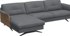 FLEXLUX Ecksofa »Glow, super bequem durch hochwertigem Sitzaufbau mit Federkern, L-Form« Modernes skandinavisches Design