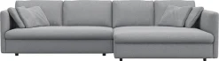 FLEXLUX Ecksofa »Lovane« Weich & anschmiegsam, große Sitztiefe auf Kaltschaum, Dekokissen inkl.