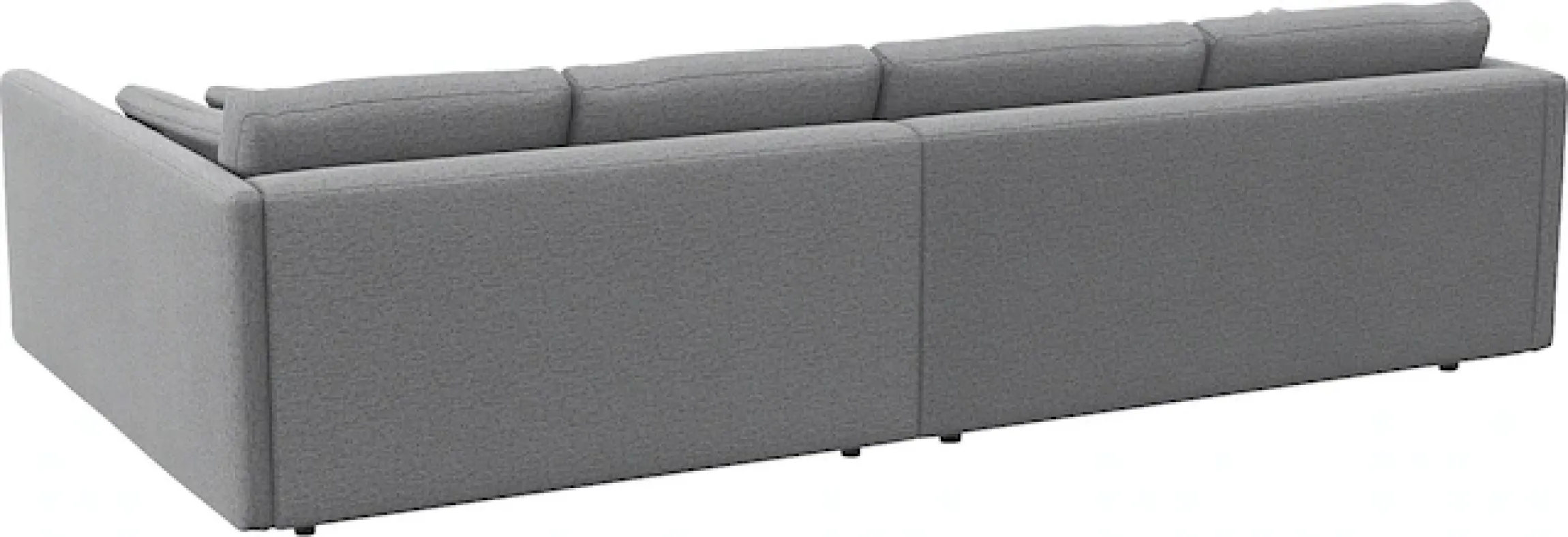 FLEXLUX Ecksofa »Lovane« Weich & anschmiegsam, große Sitztiefe auf Kaltschaum, Dekokissen inkl.