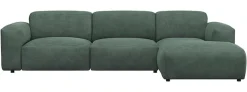 FLEXLUX Ecksofa »Lucera bequem und komfortabel durch hochwertigen Sitzaufbau, L.Form« modern & anschmiegsam, Kaltschaum, Stahl-Wellenunterfederung