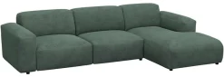 FLEXLUX Ecksofa »Lucera bequem und komfortabel durch hochwertigen Sitzaufbau, L.Form« modern & anschmiegsam, Kaltschaum, Stahl-Wellenunterfederung