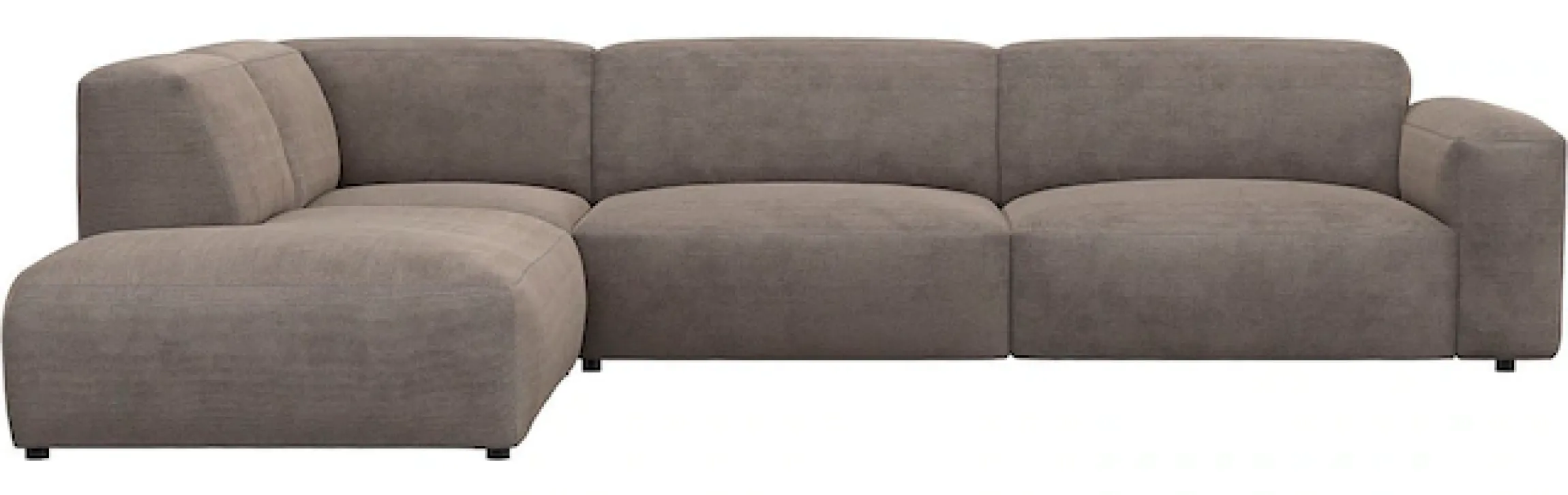 FLEXLUX Ecksofa »Lucera, super bequem durch hochwertigen Sitzaufbau mit Kaltschaum« modern & anschmiegsam, L-Form, Designsofa