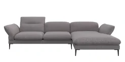 FLEXLUX Ecksofa »Salino, Funktionssofa mit Recamiere, Relaxsofa, Ecksofa« Sofa mit Arm- und Kopfteil-Verstellungen, Kaltschaum & Stahl-Wellen