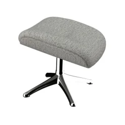 FLEXLUX Fußhocker »Fußhocker More, Beinstütze für Entspannung, Ergonomisch, Komfort« Scandi-stil, Robuster Alu Fuß, Pflegeleicht, Stoff oder Echtleder