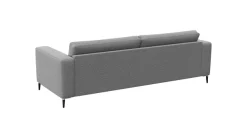 FLEXLUX 3-Sitzer »Fiore, super Sitzkomfort durch Kaltschaum im Sitz« breite Armlehnen, Füße Alu+schwarz