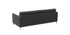 FLEXLUX 3-Sitzer »Fiore, super Sitzkomfort durch Kaltschaum im Sitz« schmale Armlehnen, Füße Alu