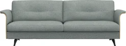 FLEXLUX 3-Sitzer »Glow bequem und komfortabel durch hochwertigen Sitzaufbau, Designsofa« Skandinavisches Design, In hochwertiger Verarbeitung