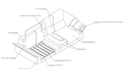 FLEXLUX 2,5-Sitzer »Salino, Funktionssofa, Relaxsofa« Sofa mit Arm- und Kopfteil-Verstellungen, Kaltschaum & Stahl-Wellen
