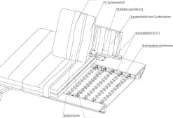 FLEXLUX 3-Sitzer »Tropea Funktionssofa, Designsofa, Relaxfunktion, TV-Couch,« mit Armteilverstellung sowie Sitztiefenverstellung, Breite 252 cm