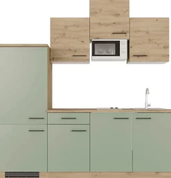 Flex-Well Küchenzeile »Cara« mit E-Geräten, Gesamtbreite 210 cm, in weiten Farben erhältlich