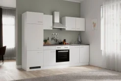 Flex-Well Küchenzeile »Kopenhagen« wahlw. mit E-Geräten, Breite 270 cm, viele Farbvarianten erhältlich
