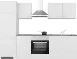 Flex-Well Küchenzeile »Lucca« wahlw. mit E-Geräten, Breite 270 cm, viele Farbvarianten erhältlich