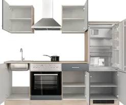 Flex-Well Küchenzeile »Morena« wahlw. mit E-Geräten, Breite 220 cm
