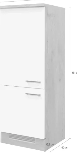 Flex-Well Küchenzeile »Vintea« 60 cm breit, inklusive Kühlschrank
