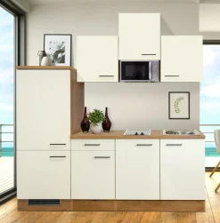 Flex-Well Küchenzeile »Vintea« mit E-Geräten, Gesamtbreite 210 cm