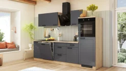 Flex-Well Küche »ROMEO&JULIA« L-280-2317-044-ROMEO,wahlweise mit E-Geräten und Spüle in edelstahl oder schwarz