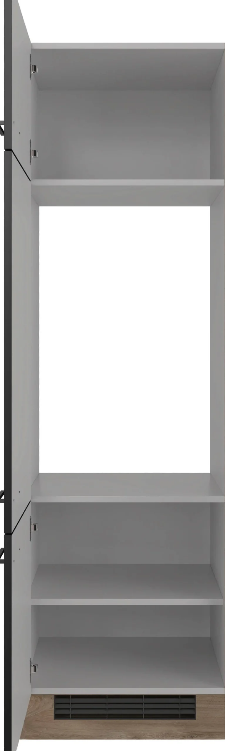 Flex-Well Kühlumbauschrank »Capri« 1 Stk. tlg. (B x H x T) 60 x 200 x 57 cm, mit zusätzlichem Stauraum