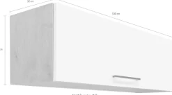 Flex-Well Klapphängeschrank »Morena« (B x H x T) 100 x 32 x 32 cm, mit Klappe
