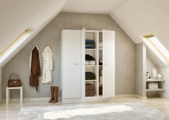 Flex-Well Mehrzweckschrank-Set »LUCCA, 3-teilig, Büro, Ankleide, Küche oder Werkstatt.., Breite 150 cm« Komplett-Set, bestehend aus: 3 Vorratsschränken mit jeweils 4 großen Fächern, 3 Stk. tlg.