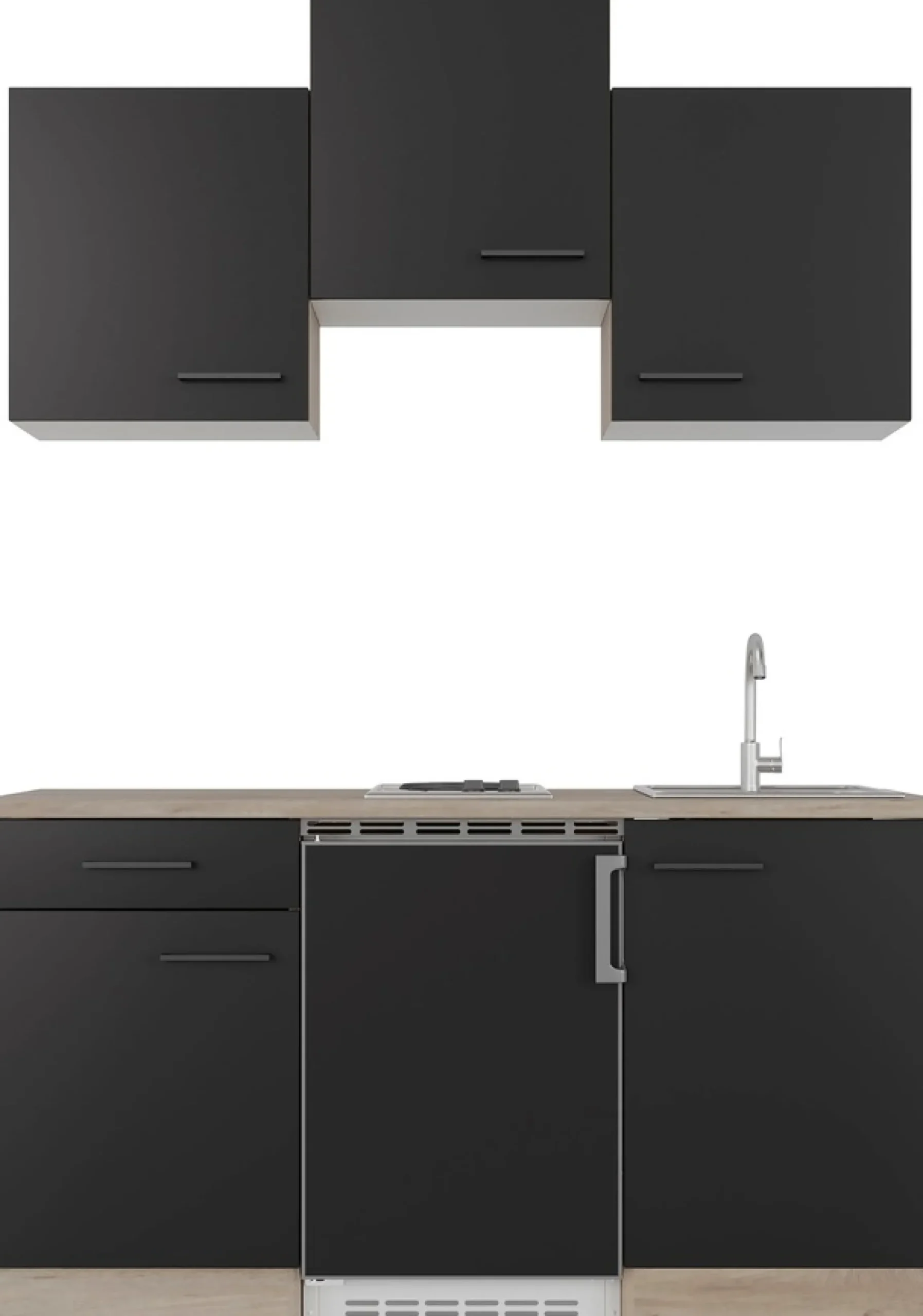 Flex-Well Pantryküche »Capri« mit E-Geräten, Gesamtbreite 150,5 cm, in weiten Farben erhältlich