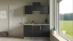 Flex-Well Pantryküche »Capri« mit E-Geräten, Gesamtbreite 150,5 cm, in weiten Farben erhältlich